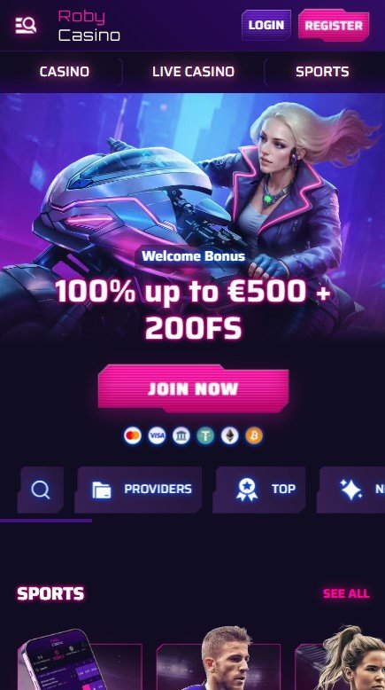 Willkommen bei Roby Casino - Online Glücksspiel in Deutschland genießen - overview